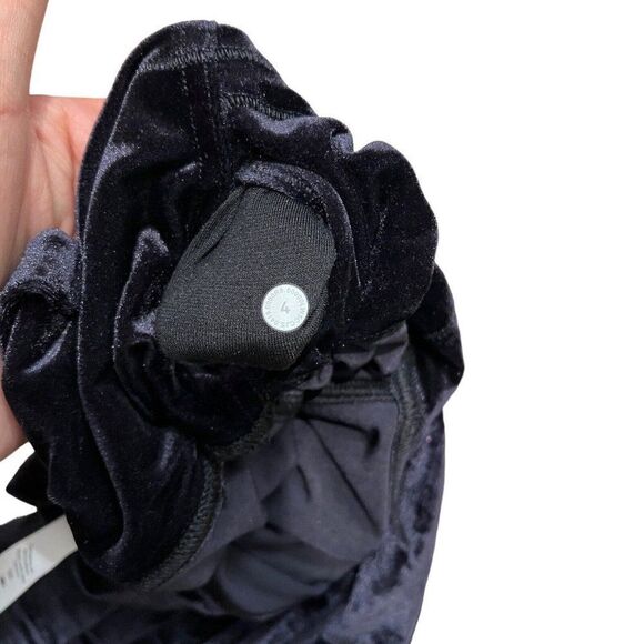 Lululemon Wunder Under 4 Black Velvet Lounge High-Rise Tight 28 Fall Layer Comfy - Picture 11 of 12